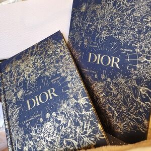 Dior Navy and Gold Floral Journal